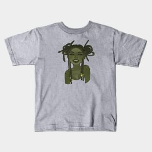 Green Girl Kids T-Shirt